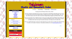 Desktop Screenshot of pokemon.cheatcode.org